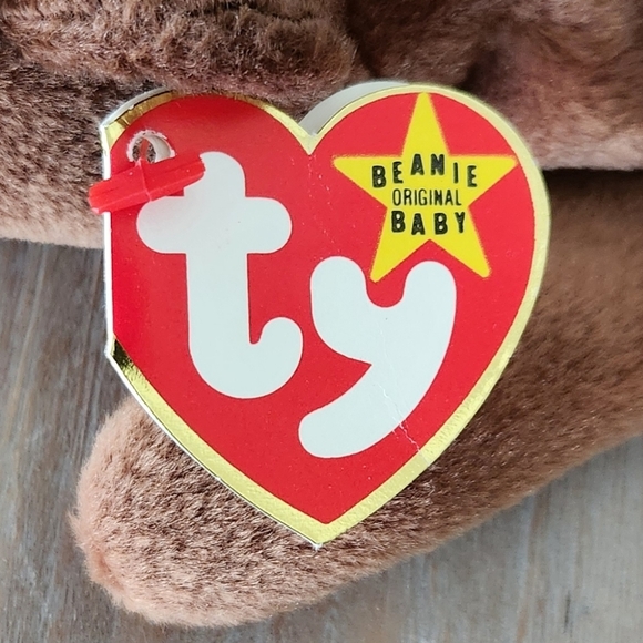 🦫 Ty Beanie Baby – Bucky the Beaver (1995) Vintage Collectible • Adorable Plush - Picture 8 of 12